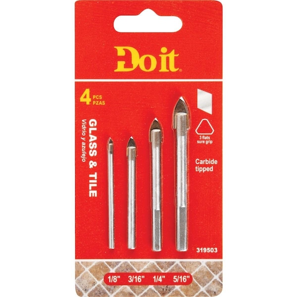 All-Source Glass & Tile Bit Set 4-Piece 456831DB - main